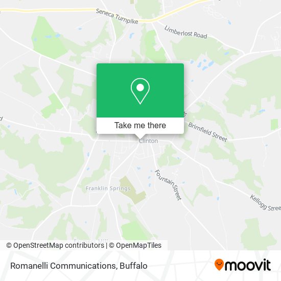 Romanelli Communications map