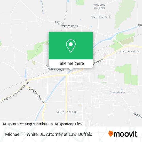 Mapa de Michael H. White, Jr., Attorney at Law