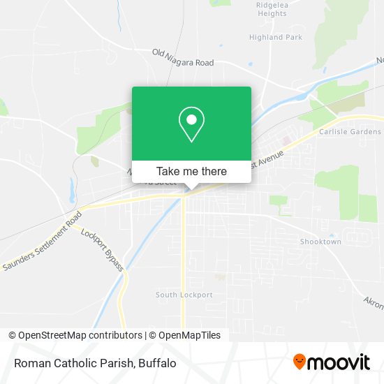 Roman Catholic Parish map