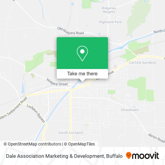 Dale Association Marketing & Development map