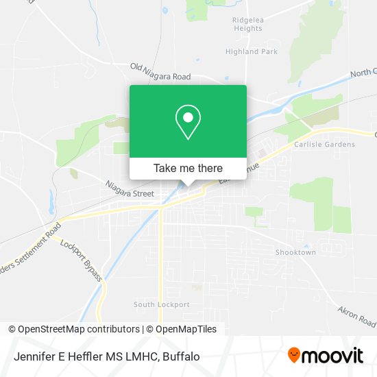 Mapa de Jennifer E Heffler MS LMHC