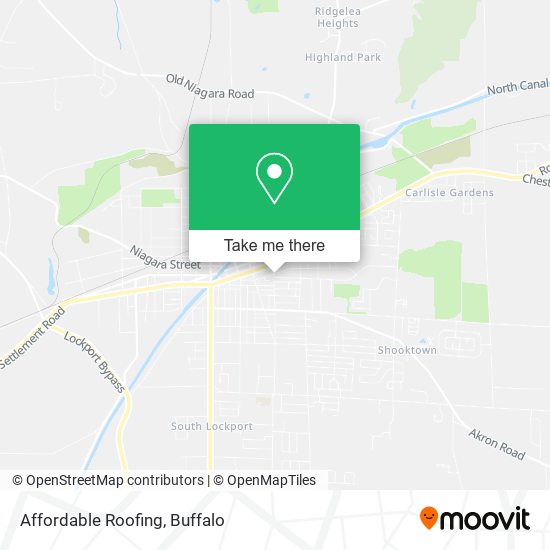 Affordable Roofing map