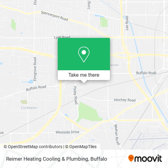 Reimer Heating Cooling & Plumbing map
