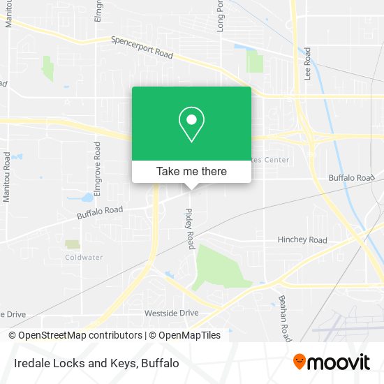 Mapa de Iredale Locks and Keys