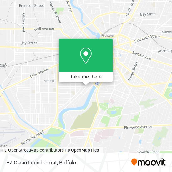 Mapa de EZ Clean Laundromat