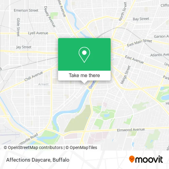 Affections Daycare map