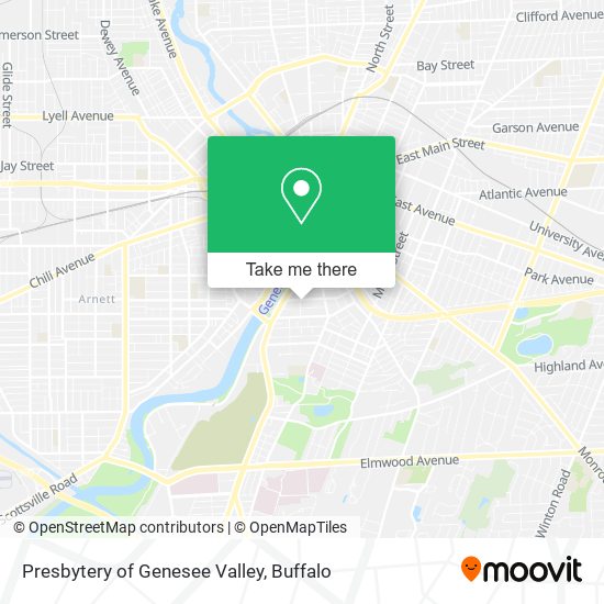 Presbytery of Genesee Valley map
