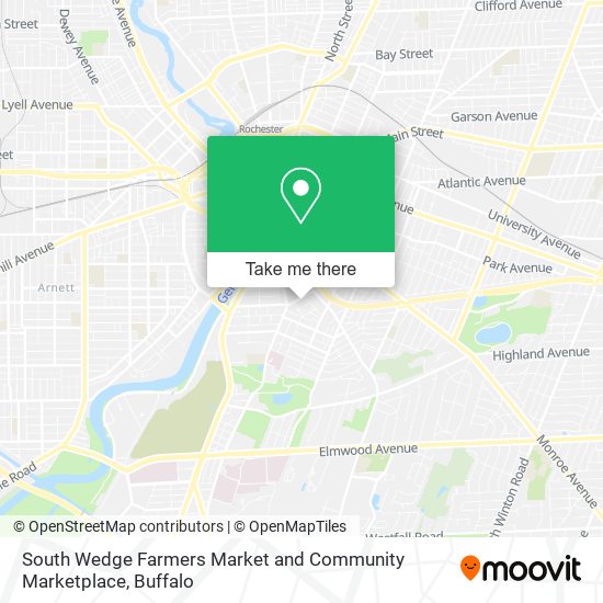 South Wedge Farmers Market and Community Marketplace map