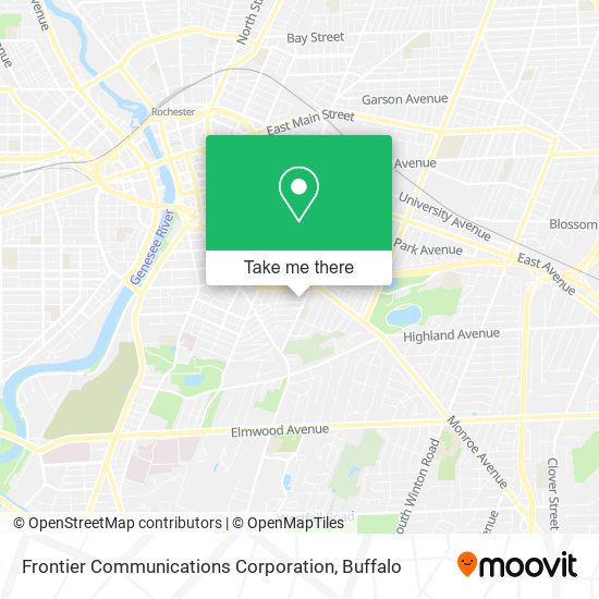 Frontier Communications Corporation map
