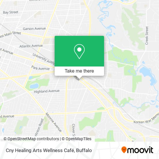Cny Healing Arts Wellness Café map