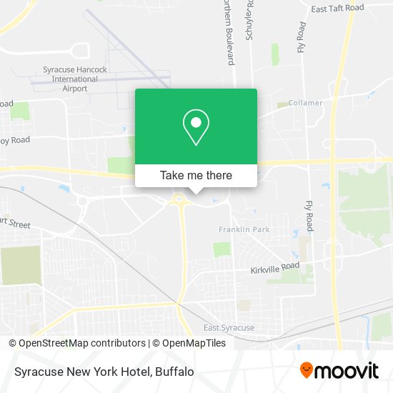 Syracuse New York Hotel map