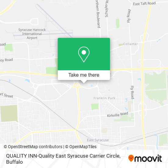 Mapa de QUALITY INN-Quality East Syracuse Carrier Circle