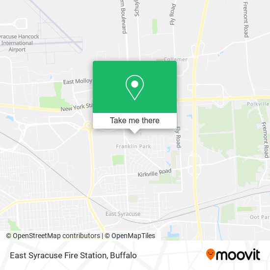 East Syracuse Fire Station map