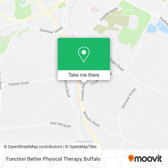 Function Better Physical Therapy map