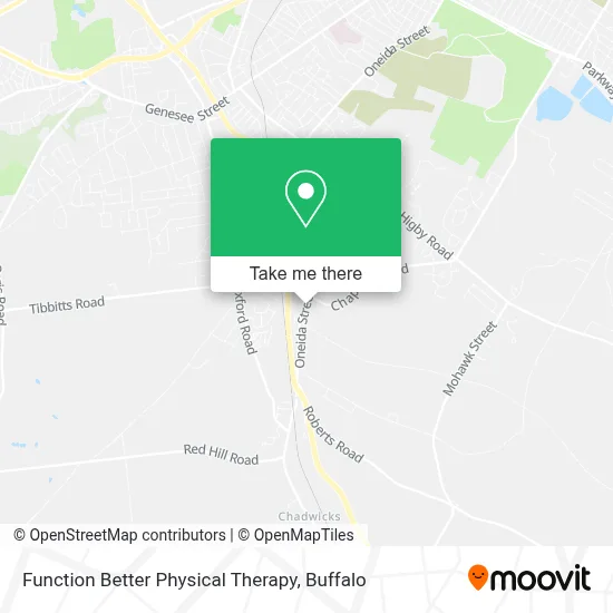 Function Better Physical Therapy map