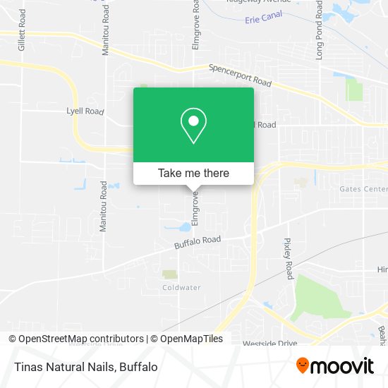 Tinas Natural Nails map