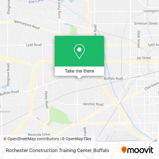 Rochester Construction Training Center map