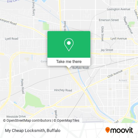 My Cheap Locksmith map