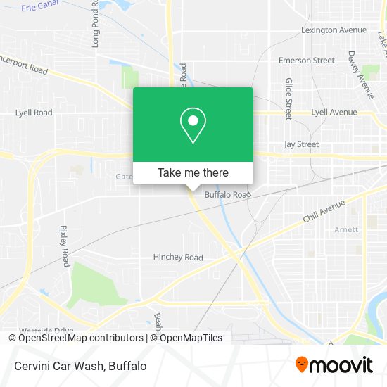Mapa de Cervini Car Wash