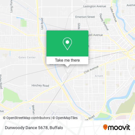 Dunwoody Dance 5678 map