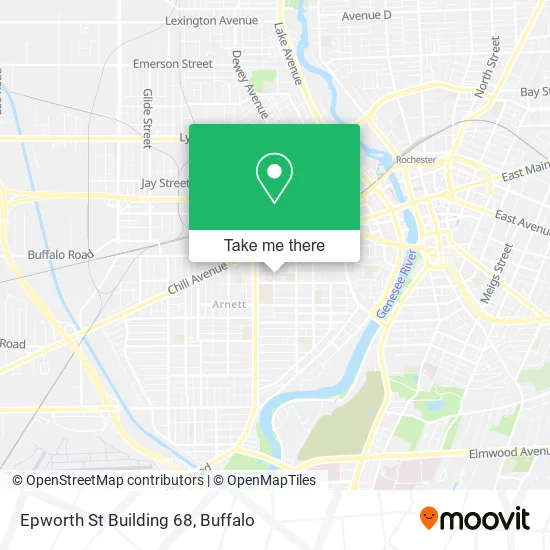 Mapa de Epworth St Building 68