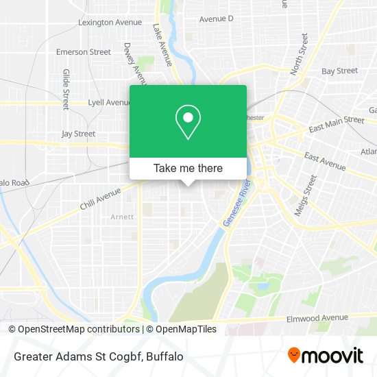 Mapa de Greater Adams St Cogbf