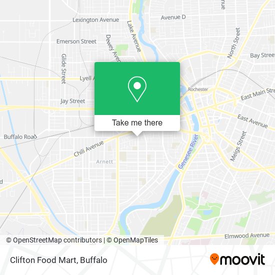 Mapa de Clifton Food Mart