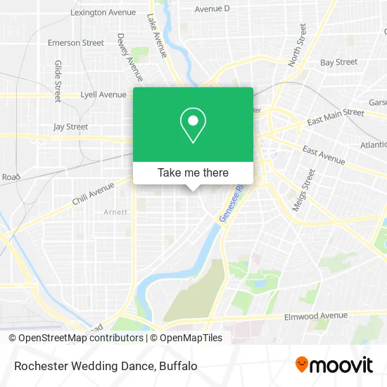 Rochester Wedding Dance map