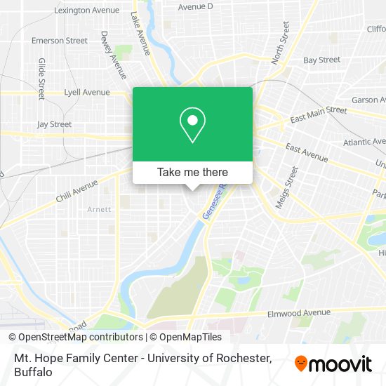 Mt. Hope Family Center - University of Rochester map
