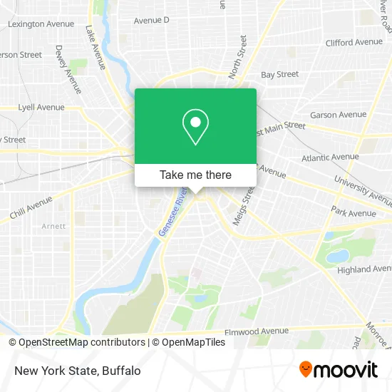 New York State map