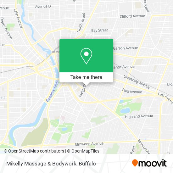 Mikelly Massage & Bodywork map