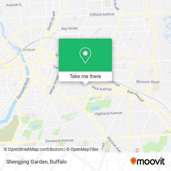 Mapa de Shengjing Garden