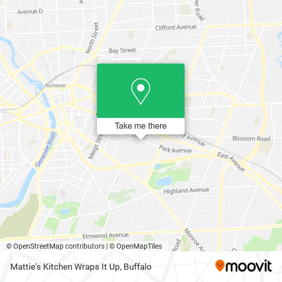Mattie's Kitchen Wraps It Up map