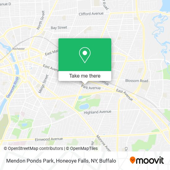 Mendon Ponds Park, Honeoye Falls, NY map