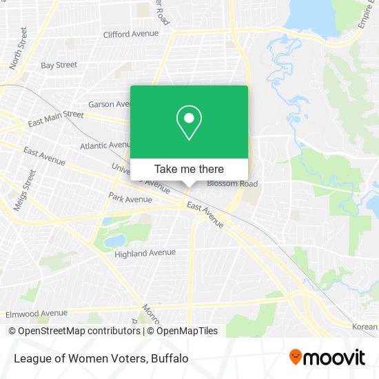 Mapa de League of Women Voters