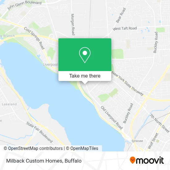 Milback Custom Homes map