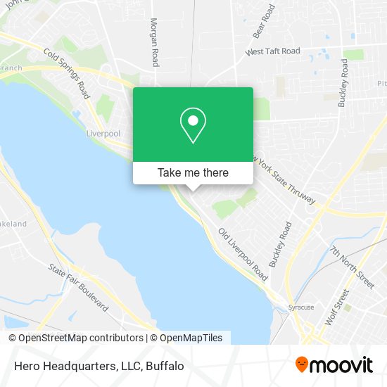 Hero Headquarters, LLC map