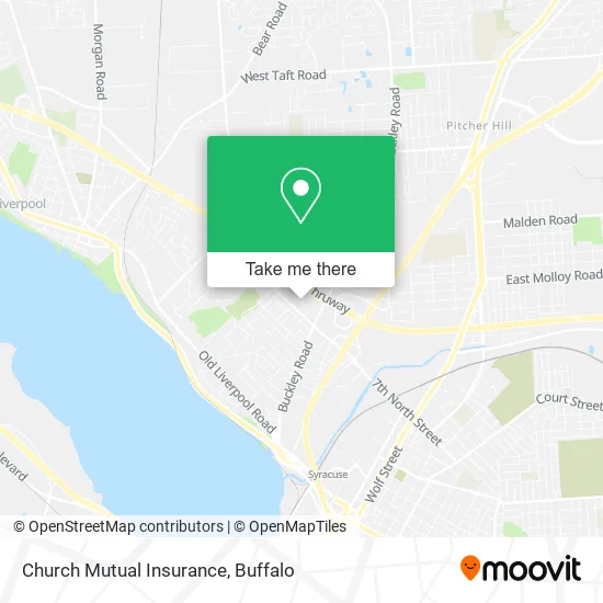 Church Mutual Insurance map