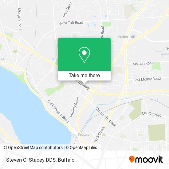 Steven C. Stacey DDS map