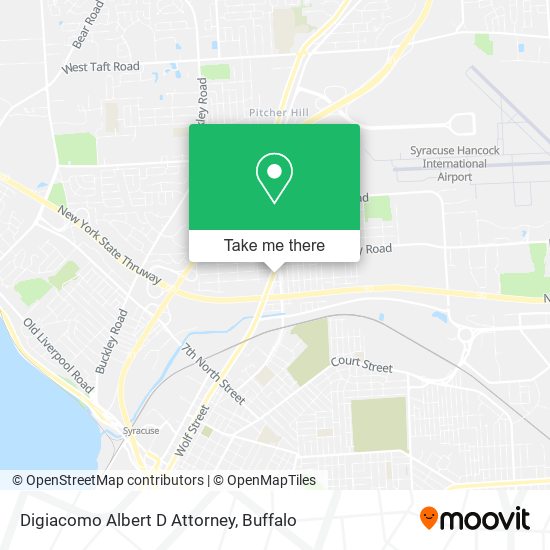 Mapa de Digiacomo Albert D Attorney