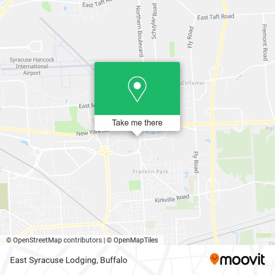 East Syracuse Lodging map