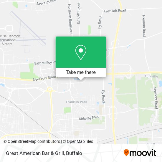 Great American Bar & Grill map