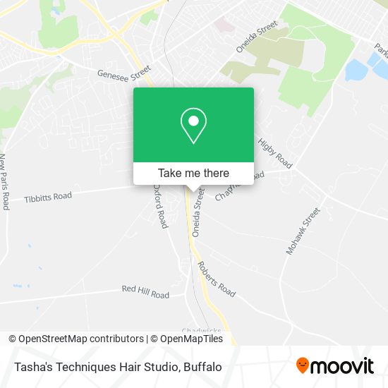 Tasha's Techniques Hair Studio map