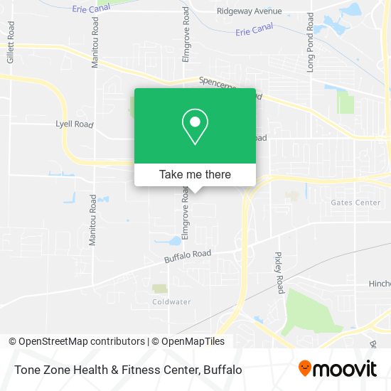 Tone Zone Health & Fitness Center map