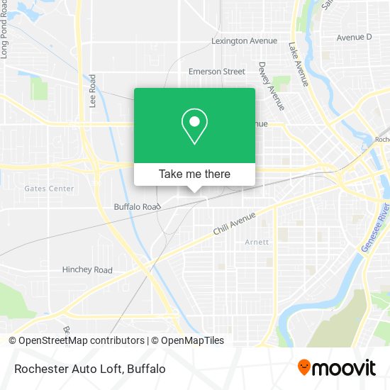 Rochester Auto Loft map