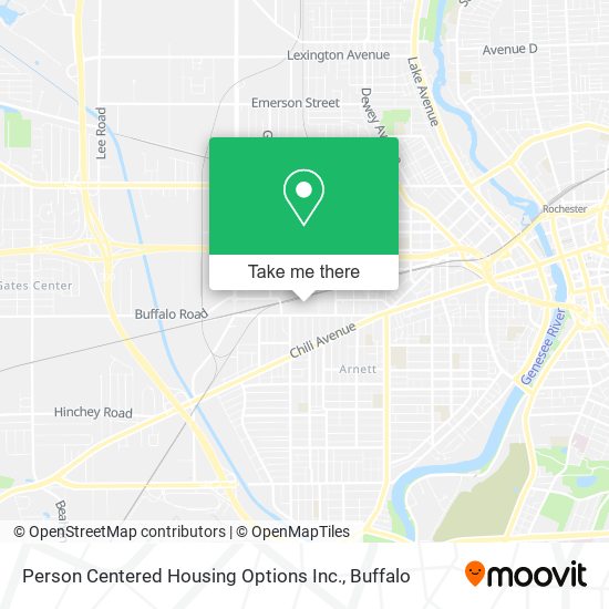 Person Centered Housing Options Inc. map