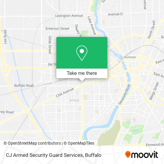 CJ Armed Security Guard Services map