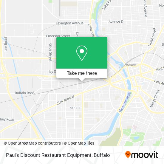 Paul's Discount Restaurant Equipment map