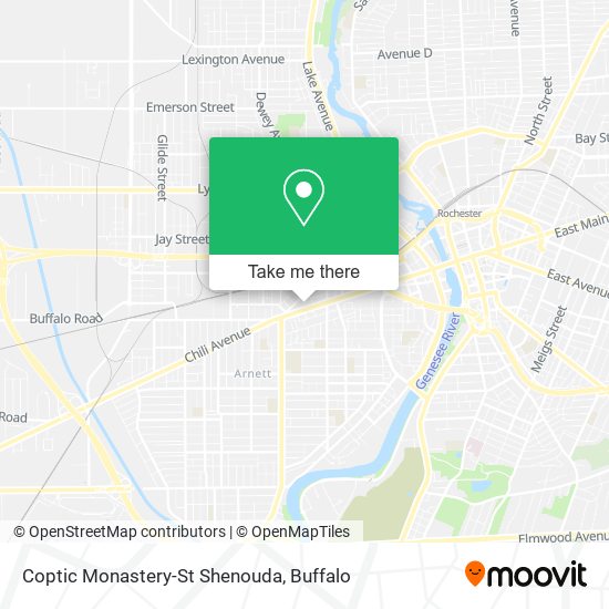 Coptic Monastery-St Shenouda map
