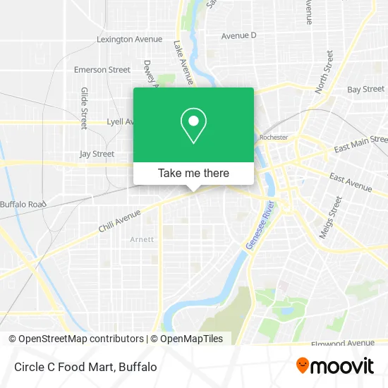 Circle C Food Mart map